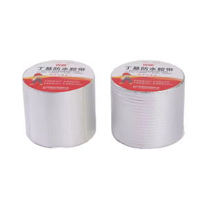 3M/5M/10m nhôm lá mỏng BUTYL băng không thấm nước cao su nóng chảy dính nước kích hoạt mặt nạ cho bên ngoài tầng hầm sửa chữa rò rỉ - Product Image 4
