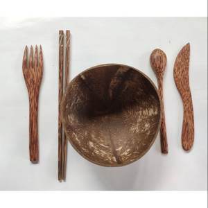 Cuenco de cáscara de coco con cuchara de Vietnam/MS May - Product Image 5