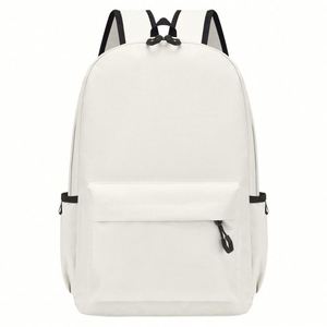 Fashion Style Solid Color <b>School</b> <b>Backpack</b> Solid Color Youth Casual Day Bag - Product Image 5
