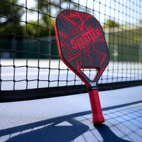 Raquette de pickleball Lingjun 16 mm Aero-hole Open Throat T700 en fibre de carbone brute, surface de friction professionnelle, raquette USAPA pour adultes, entraînement