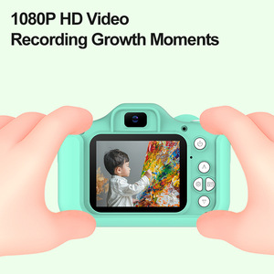 X35S dibujos animados pequeño pato doble lente Digital niños Cámara 48MP 2 pulgadas pantalla niños Cámara 1080P niños Selfie foto Cámara juguete para regalo - Product Image 5