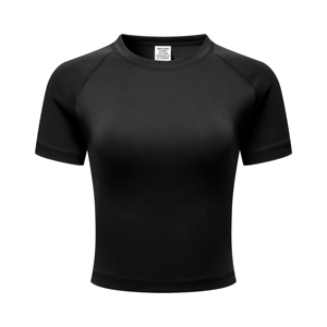 Robe T-shirt Femme Sportive Courte Col Rond 220GSM Coton Imprimé 3D Tricoté Anti-boulochage Été - Product Image 4