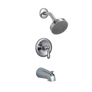 Haijun New Arrival Bathroom In Wall Mounted Chrome Thermostatic Shower Faucet