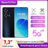 Teléfono Inteligente 5G Desbloqueado Reno13 Pro en Oferta, 16GB+1TB, Pantalla HD de 7.3 Pulgadas, Cámara de 108MP, Android 14, Doble SIM, Funda Gratis