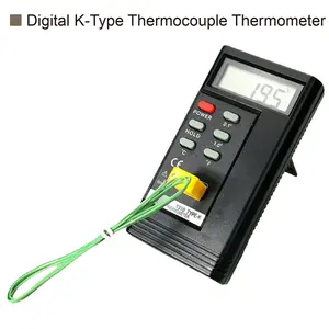 Thermomètre numérique portable LCD à pile -50~1300°C haute précision type K thermocouple thermomètre - Product Image 5