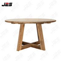 Table de restaurant en bois d'acacia solide de style moderne pour la salle à manger café extérieur hôtel maison bar prix d'usine