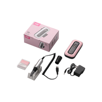 Kit de perceuse à ongles électrique SML portable avec fonction marche avant/arrière pour le ponçage des ongles et la manucure