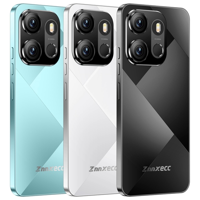 2025 ZNNXECC POP7 Super Smartphone Mobile 4GB+64GB Dual SIM Octa Core CPU LTE Cellular HD 90Hz Screen Android 13 English