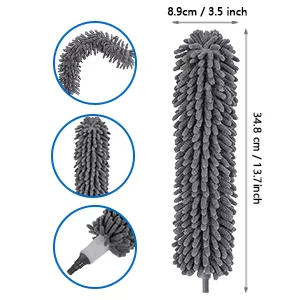 Mở rộng Khăn lau bụi để làm sạch Quạt trần dài xử lý Khăn lau bụi <span class=keywords><strong>Telescopic</strong></span> sợi nhỏ lông Khăn lau bụi - Product Image 3