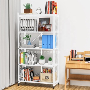 Giá để dầu hiện đại, giá để đồ nhà bếp nhiều tầng bằng sắt, giá để đồ đa năng bằng kim loại, có thể gấp gọn, giá sách nhẹ - Product Image 4