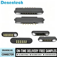 Câble de charge magnétique intelligent Denentech DN-MPC-05 universel 2p4p5p pour montre connectée, 1A, 2 broches, 4 broches, 5 broches, PVC, cuivre pur