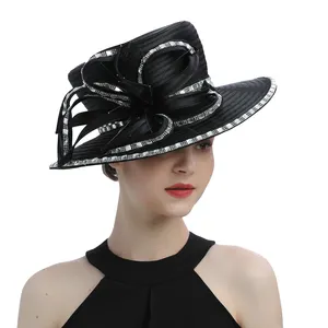 أزياء موضوع الحزب قبعات الكنيسة حفلة فاسكيتر كنتاكي ديربي قبعات مأدبة قماش للنساء الزفاف