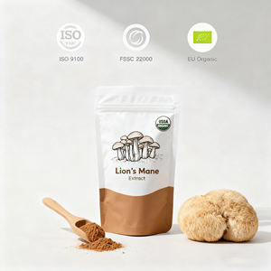 100% Natural certificado orgánico de la UE Extracto de Melena De León polvo fructífero cuerpo <span class=keywords><strong>Hericium</strong></span> <span class=keywords><strong>Erinaceus</strong></span> aditivo alimentario - Product Image 1