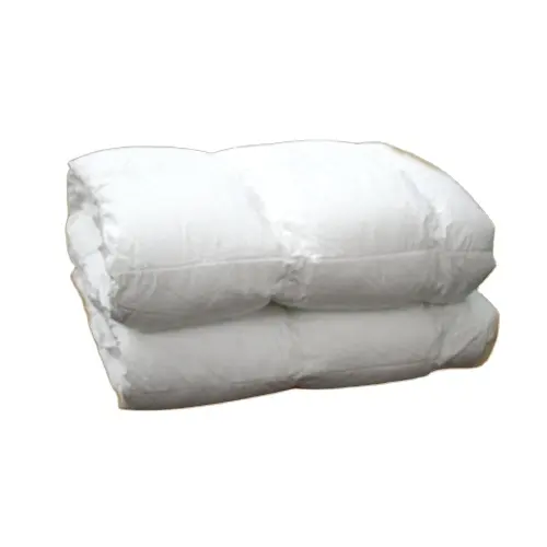 ผ้านวมคลุมเตียงผ้าฝ้าย100% นุ่มกันนุ่นผ้านวมขนห่านสีขาวขนเป็ดผ้านวมขนเป็ด
