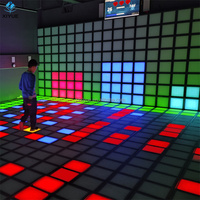 Parc d'attractions populaire jeux interactifs jeux de sol marelle intérieur immersif AR adulte enfants jeu Led usine d'équipement de sol