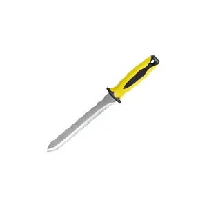 OEM Mineral Wool Knife Kitchen Knife Double Serrated Cutting Edges Stainless Steel Cutting Insulation Wool Knife