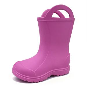 Bottes de pluie légères pour enfants en EVA 100% imperméables pour tout-petits-Chaussures unisexes de jardin et de saut en flaque (ODM/OEM) - Product Image 1