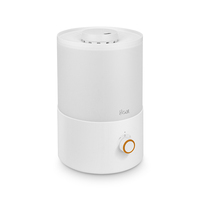 Diffuseur humidificateur 2 en 1, capacité de 3,3 L, avec fonction d'aromathérapie par remplissage par le haut et 7 lumières changeantes de couleur pour le salon