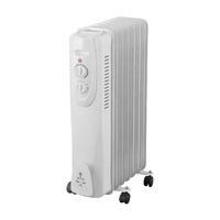 Mini Taşınabilir Yağlı Radyatör Elektrikli Oda Banyo Kızılötesi Panel 5-11 Kanatlı 450W-1000W Uzaktan Kumandalı Aşırı Isınma Korumalı