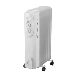 Mini radiateur à huile électrique, chauffage de pièce, chauffage de salle de bain, panneau chauffant infrarouge électrique, 5 7 9 11 ailettes, 450W 600W 800W 1000W - Product Image 2