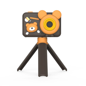 D32 Appareil photo miniature portable à double objectif 1080P FHD avec écran de 2,0 pouces, mignon, pour enfants, cadeau d'anniversaire ou de Noël - Product Image 4