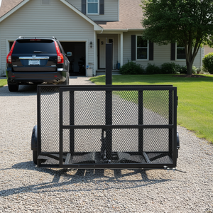 Portaequipajes de hierro para enganche con cesta plegable tipo rampa de 45.3 x 25.6 y capacidad de 500 libras para scooter de movilidad - Product Image 2