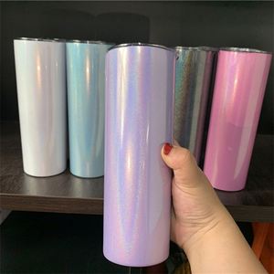 Gobelet isotherme incassable, fin, holographique, à double paroi, 20 oz, pour sublimation - Product Image 3
