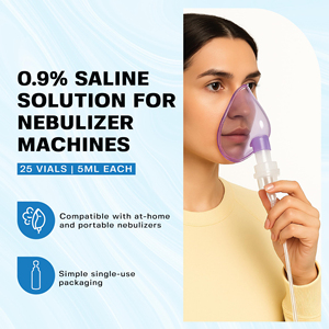 Biểu Tượng Tùy Chỉnh Mũi Chăm Sóc 0.9% Isotonic Natri Clorua Nước Muối Thủy Lợi Giải Pháp Cho Máy Phun Sương Hít - Product Image 2