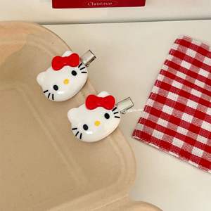 Clip per frangetta laterale originale in stile giapponese per le donne elegante ciao gattino forcina per capelli dolce per gatti fatta di acetato carino autentico - Product Image 4