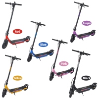 Certification CE 350w Scooter électrique de vitesse à trois niveaux pour adulte électrique avec pneu solide avant et arrière de 8.5 pouces