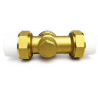 Vanne de réduction de pression d'eau en laiton PN16, régulateur réglable, extrémités doubles raccord PPR 20mm 25mm 32mm pour la plomberie