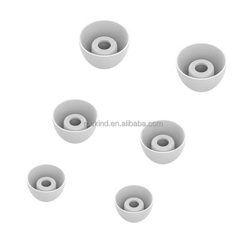 Blanc (embouts d'oreille: 6 pcs/set)