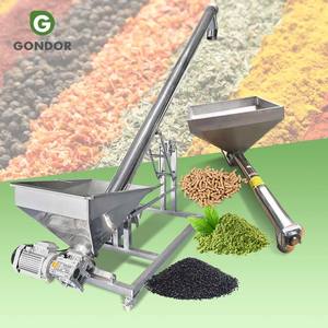 Transportador de Tornillo Inclinado Circular de Acero Inoxidable para Material Granular, Alimentador Automático de Polvo por Tornillo - Product Image 1