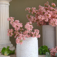 Retro Flieder Seiden-Kunstblumen Wohnzimmer Esstisch Arrangement Florale Dekorative Kreative Ornamente