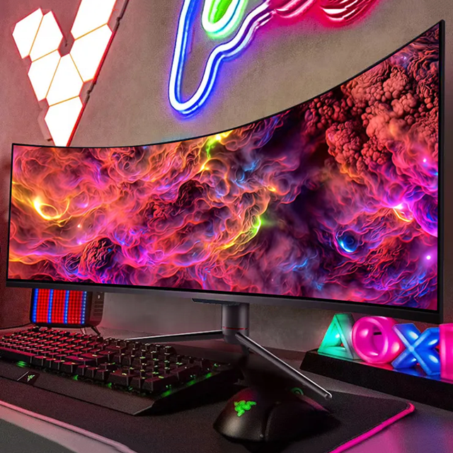 High Resolution 49-Inch Curved R1900 Gamer Computer Screen Display 5K 5120*1440 165Hz 1MS Monitors for Gaming