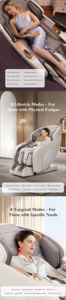 Sillón <span class=keywords><strong>de</strong></span> Masaje <span class=keywords><strong>para</strong></span> el Hogar: Mecanismo <span class=keywords><strong>de</strong></span> Acero 3D, Riel SL, Control por Voz, Música Bluetooth + Carga Inalámbrica, Directo <span class=keywords><strong>de</strong></span> Fábrica <span class=keywords><strong>DE</strong></span>-T803L - Product Image 6