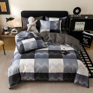 Nuevos Lanzamientos 2026: Juego de Ropa de Cama de Algodón Ecológico 200TC, Estilo Nórdico Europeo Minimalista y Lujoso, Incluye Funda Nórdica y <span class=keywords><strong>Fundas</strong></span> de Almohada - Product Image 6