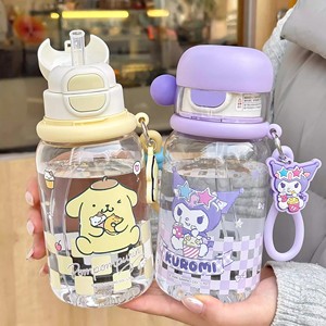 ขวดน้ำเด็กซูโอ มู ซานริโอ 500 มล. ปลอดสาร BPA พร้อมเชือกหิ้ว สำหรับโรงเรียน ของขวัญเปิดเทอม - Product Image 2