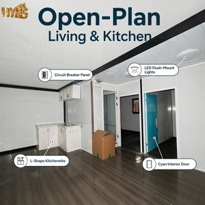 Mejor Precio Casa Contenedor Plegable y Expandible Aislada de 40ft 30ft 20ft Villa Hotel Moderna Prefabricada Impermeable Móvil - Product Image 3