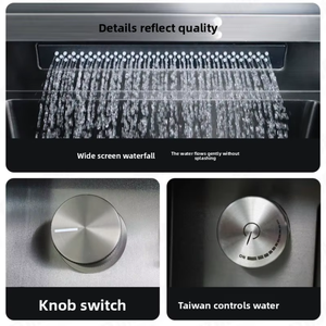 Ensemble d'évier de cuisine <span class=keywords><strong>avec</strong></span> robinet extractible, couvercle coulissant à amortissement, <span class=keywords><strong>petit</strong></span> évier simple encastré, <span class=keywords><strong>bassin</strong></span> de lavage de vaisselle de style <span class=keywords><strong>cascade</strong></span> - Product Image 3