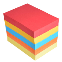 Papier copie couleur A4, paquet de 100 feuilles, 70 g/m², 80 g/m², papier d'impression de bureau double face couché, vente en gros