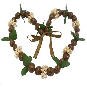 カスタマイズ可能な卸売 ナチュラルカラー ハワイアン ククイナッツ レイ ネックレス ブラック＆ホワイト マーブル タイガー レイ ククイナッツ ネックレス - Product Image 6