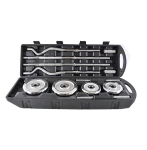 Vente en gros d'haltères réglables pour salle de sport, poids <span class=keywords><strong>10kg</strong></span> 15kg 20kg 30kg 50kg 55kg 58kg, ensemble d'haltères haltères en fer chromé - Product Image 1