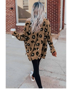 Camicetta Top a tunica con stampa leopardata Lovedagear Boho personalizzata da <span class=keywords><strong>donna</strong></span> a manica lunga oversize - Product Image 5
