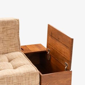 Sofá moderno de lujo para sala de estar, de madera maciza de sheesham, elegante, cómodo, con diseño elegante, perfecto para un estilo contemporáneo. - Product Image 5