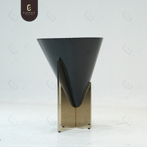 Luxury Living Room Mirrored Stainless Steel Base Burr Wood Veneer Coffee <strong>Table</strong> <strong>High</strong> Standard <strong>Side</strong> <strong>Table</strong> - Product Image 6