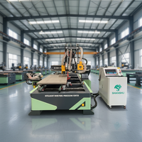 Centre de traitement intelligent CNC pour portes en bois, routeur automatique de découpe de trous de serrure, machine industrielle de fabrication de panneaux de porte