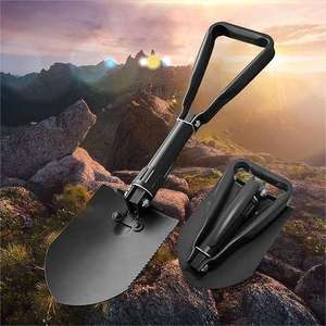 Pala de Emergencia Portátil para Camping, de Grado Industrial, Multifuncional, Herramienta de Supervivencia al Aire Libre, Pala Táctica Plegable para Campamento, en Oferta - Product Image 2