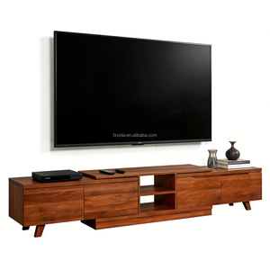 Mobile TV Moderno Deformabile con 4 Cassetti, Estensibile, Durevole, Multifunzionale in Legno per Soggiorno, Adatto a TV 65+ <span class=keywords><strong>Pollici</strong></span> - Product Image 2