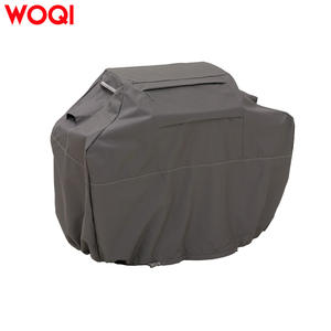 Housse de protection pour barbecue WOQI 72x51x26 pouces, tissu Oxford imperméable, protection extérieure pour barbecue, gris - Product Image 4